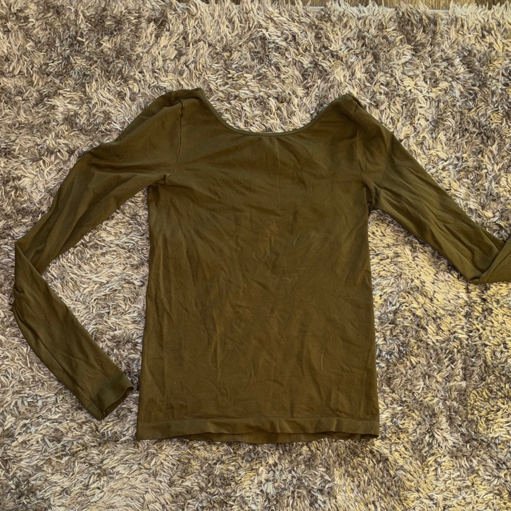 FP Movement by Free People Olive Long Sleeve Top